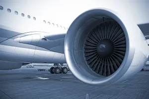 depositphotos 6827398 stock photo airplane engine in airport